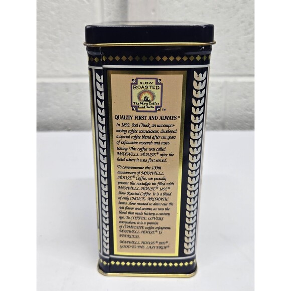 MAXWELL HOUSE 1892 "Good to the last drop" *Reproduction* Vntg ADVERTISING tin - Picture 4 of 5